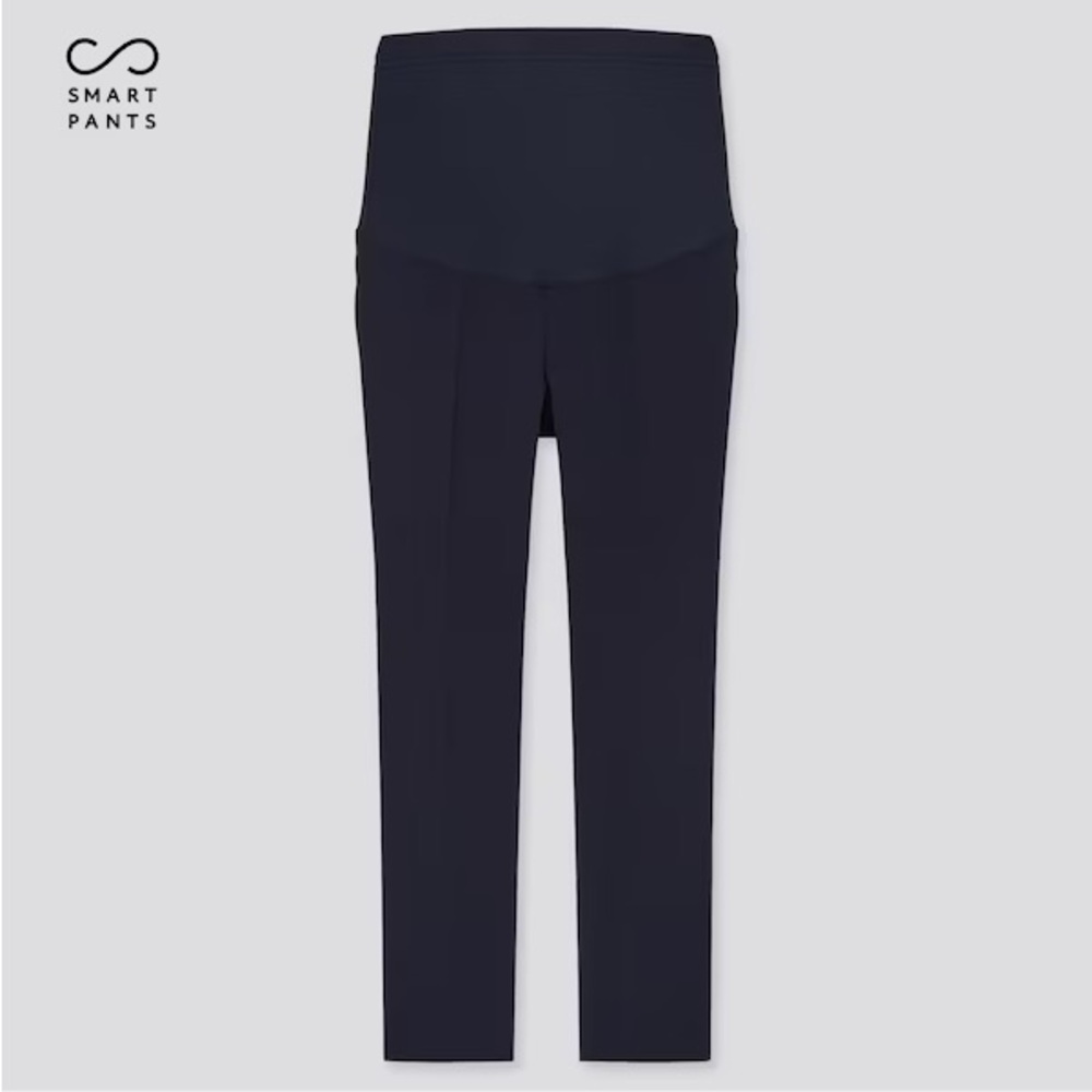 Uniqlo Maternity Smart Ankle Pants (2-Way Stretch) XXL Navy
